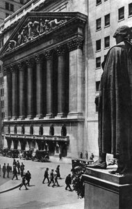 New York Stock Exchange, New York City, USA, c1930