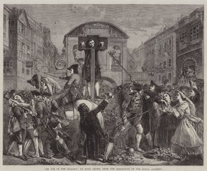 De Foe in the Pilory, fra Udstillingen af Royal Academy