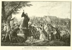 Whitefield prædike i Moorfields af Eyre Crowe