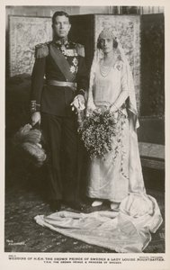 Bryllup af kronprins Gustaf Adolf af Sverige og Lady Louise Mountbatten, 1923 af F.A Swaine