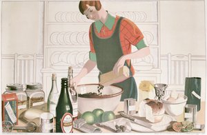 The Christmas Pudding, plakat 1928 (litografi) af F.C. Harrison