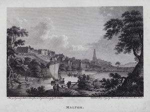 Malton (gravering) af F. (after) Nicholson