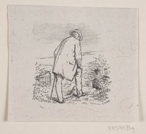 Illustration til "De sidste timer", digt af H. J. Greensteen af F. Hendriksen