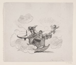 Illustration til Grundtvig: "Den signede dag" af F. Hendriksen