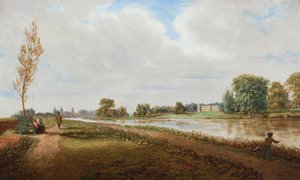 Syon House fra Themsen af F. Holt