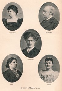 Store musikere - Tavle X., c1880, 1895