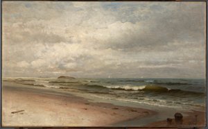 Stranden ved Bass Rocks, Gloucester, Massachusetts af F. K. M. Rehn