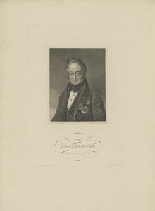 Portræt af grev Karl Robert Nesselrode 1780-1862, 1832. af F. L. Lehmann