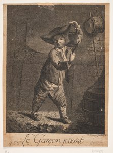 "Drengen der spiller" af F. Schüerer