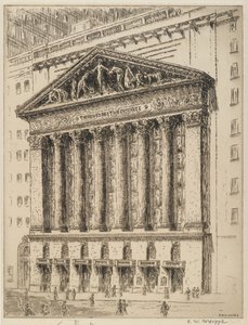 New York Stock Exchange af F. W. W. Hoppe