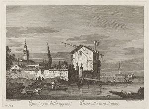 Jo smukkere det ser ud... af Fabio Berardi after Canaletto