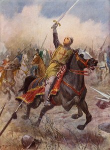 La Gerusalemme Liberata af Torquato Tasso: Canto VIII, strofe 17 (farvelitografi) af Fabio Fabbi