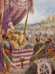 La Gerusalemme Liberata af Torquato Tasso: Canto XVII, strofe 11 (farvelitografi) af Fabio Fabbi