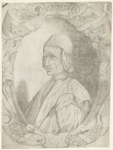 Portret af Agnolo Poliziano af Fabio Licinio