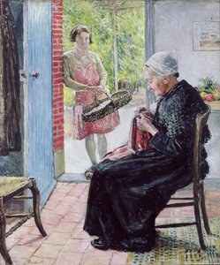 I det stråtækte sommerhus, 1921 af Fairlie Harmar