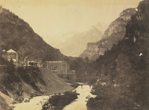 Eaux-Chaudes, Pyrenæerne, ca. 1855.