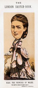 Alexandra af Danmark, Prinsesse af Wales, 1874.