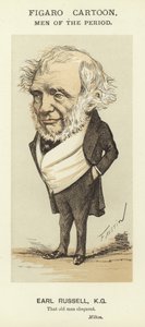 Karikatur af jarl Russell af Faustin