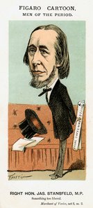 James Stansfeld, britisk politiker, c1871-1874.