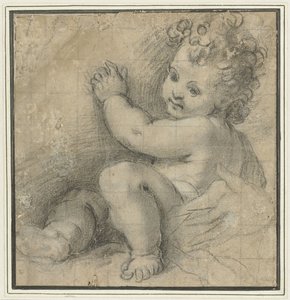 Kristusbarn med Marias hånd af Federico Barocci