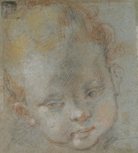 Hoved af et barn, slutningen af det 16. århundrede af Federico Barocci