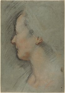 Hoved af en kvinde af Federico Barocci