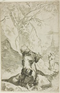 Saint Francis modtager Stigmata af Federico Barocci