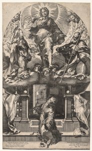 Fransisk vision, 1581. af Federico Barocci