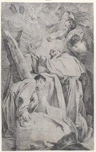 Ecstasy af den salige Piero Gambacorti fra Pisa, ca. 1725-28. af Federico Bencovich