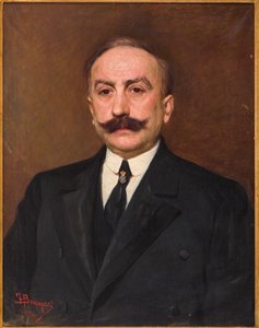 Portræt af en mand, af Federico Bernagozzi (olie på lærred) af Federico Bernagozzi