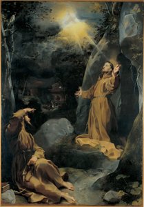 Den hellige Frans af Assisi modtager stigmaer af Federico Fiori Barocci or Baroccio
