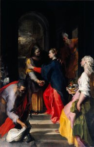 Visitationsmaleriet af Federico Fiori kaldet Barocci