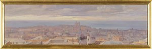 Udsigt over Genova af Federico Maragliano