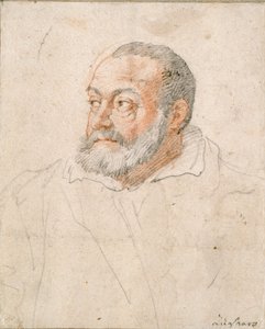 Portræt af en mand, Barozzi da Vignola, 1500-tallet af Federico Zuccaro
