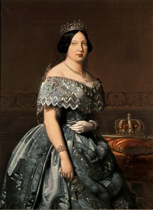 Dronning Isabella II af Spanien, maleri af Federico Madrazo