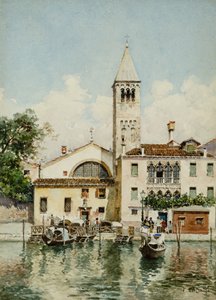 San Samuele, Venedig (akvarel)