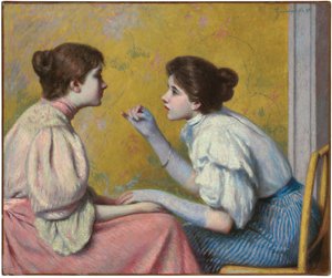 Interessant samtale, 1895