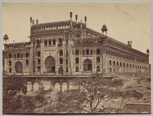 Eksteriør af Asaf-ud-Daula Imambara, eller grav