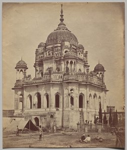 Saadat Alis grav i Kaiserbagh-paladset af Felice A. Beato