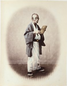 En Kontorist, c.1868 af Felice Beato
