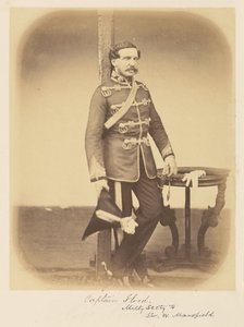 Kaptajn Flood, militærsekretær for Sir W. Mansfield af Felice Beato