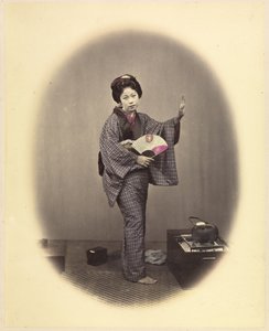 Dansende pige 1868 Felice Beato af Felice Beato