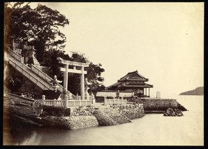 Indgangen til Kami-Hamayou-templet i Shimonoseki