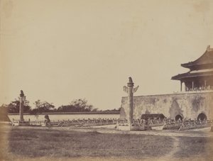 Indgang til Vinterpaladset, Pekin, 29. oktober 1860 af Felice Beato