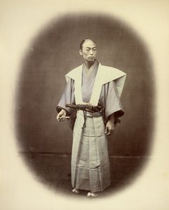 Japansk Yakonin i ceremoniel påklædning af Felice Beato