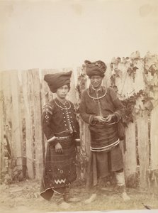 Kachin-kvinder af Felice Beato