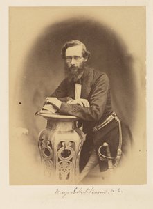 Major E. Hutchinson, R.E. af Felice Beato