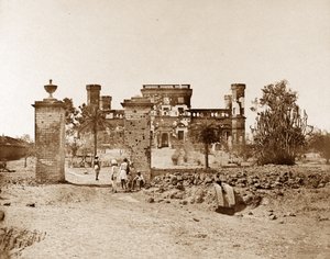 Mess House i det 32. regiment af Felice Beato