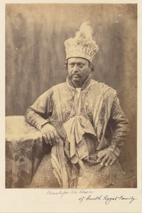 Moostafor Ali Khan fra Budh -kongefamilien af Felice Beato