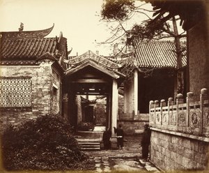 [Nume Hui Kung-templet, Canton, Kina]. af Felice Beato